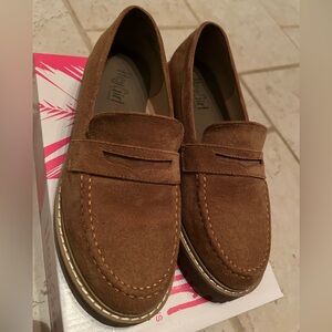Women’s Corkys Hey Girl Brown MicroSuede Loafers